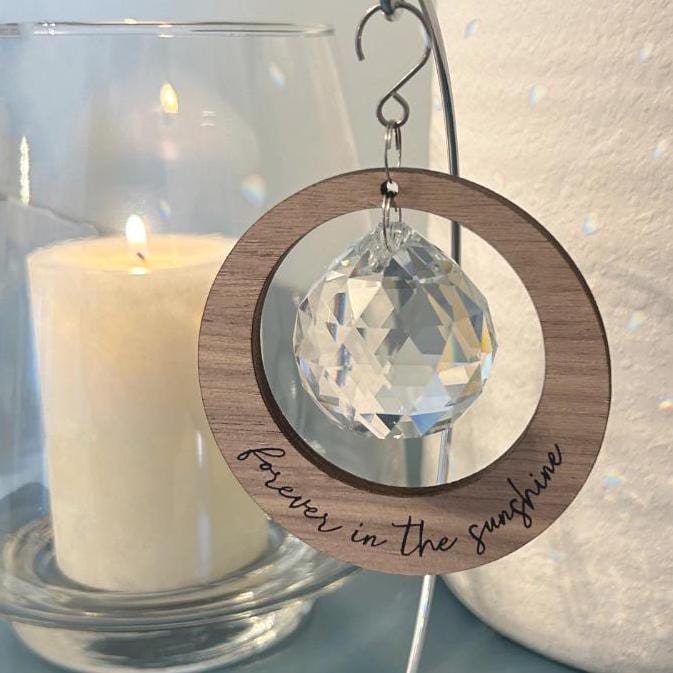 'Forever in the Sunshine' Circle Suncatcher