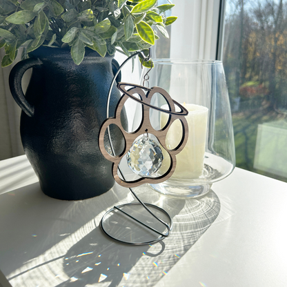 Paw Print Pet Memorial Suncatcher