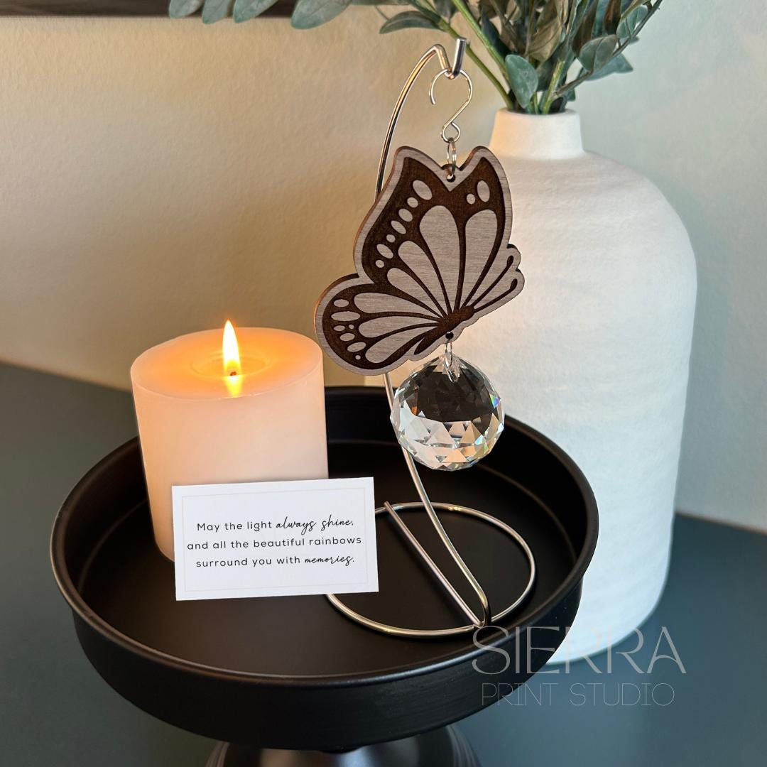 Butterfly Memorial Suncatcher